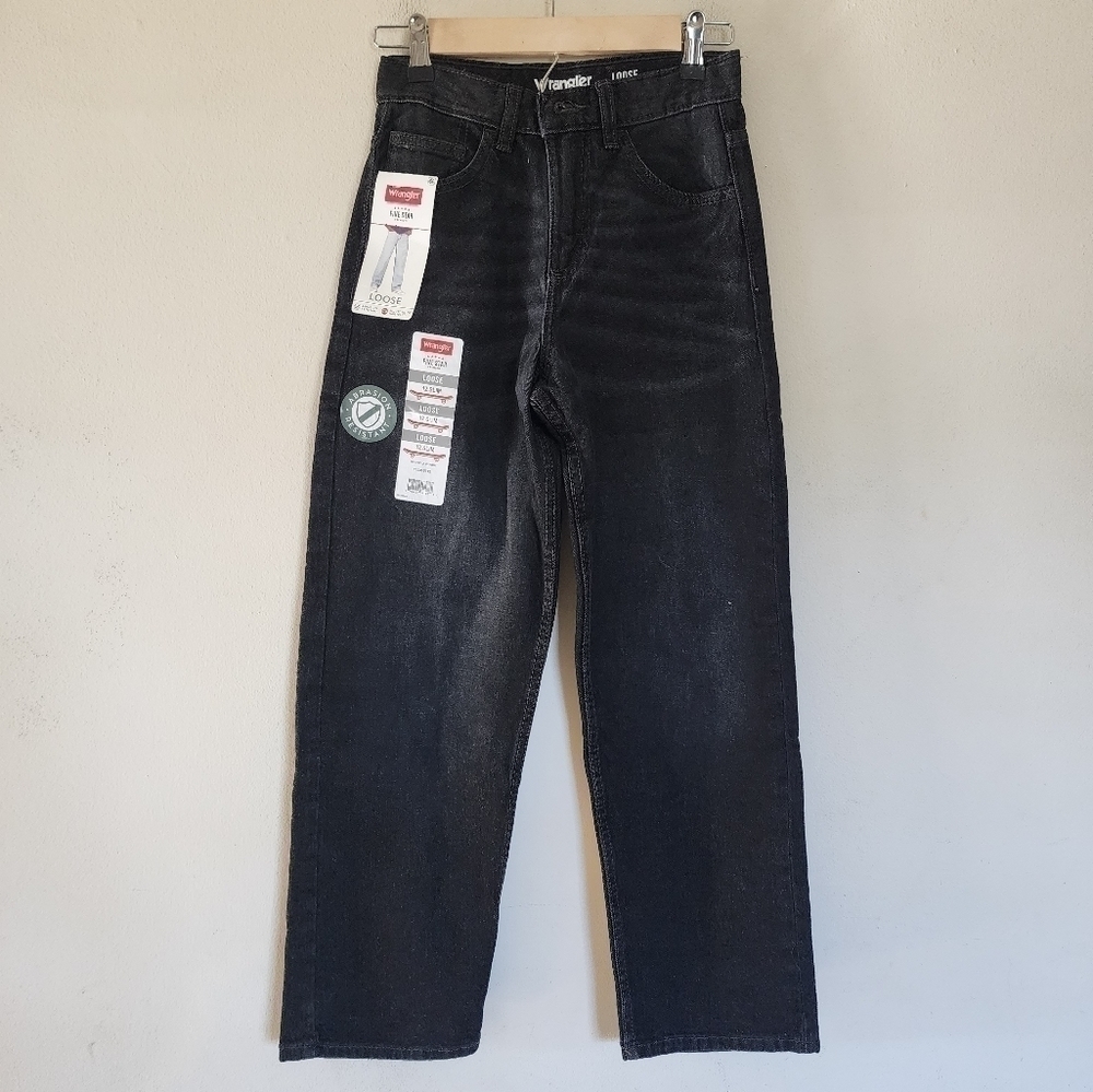 Wrangler Boys Abraison Resistant Loose Slim Jeans size 12 NWT